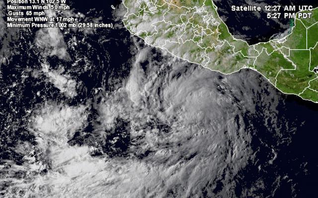 “Marie” con potencial de tormentas eléctricas y caída de granizo en Oaxaca