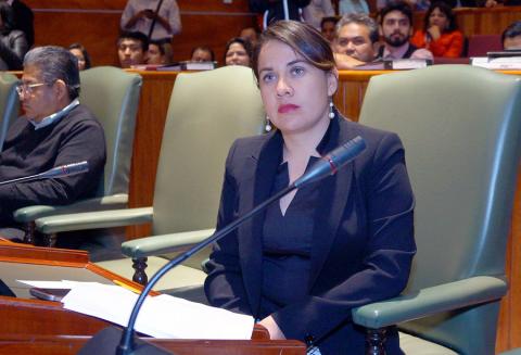 Propondrá diputada Natividad Díaz castigar a timadores con adición al