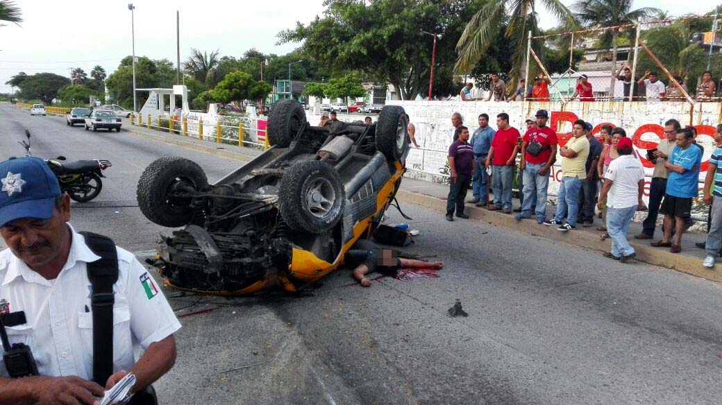 Volcadura Mortal En 4 Carriles De Salina Cruz E Oaxaca