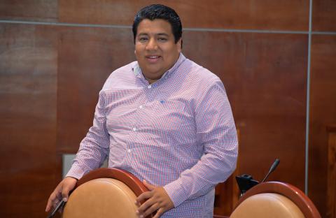Dip. Ángel Domínguez, integrante de la Com. de P.C. del Congreso de Oaxaca